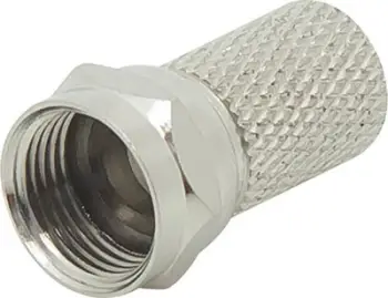 Prizë koaksiale Blow 1152, F plug satelitor RG59, screw on, e argjendtë