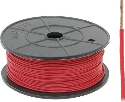 Kabllo automjeti Blow 73-206 FLRY-b, 0.50mm², 50V, e kuqe - 1