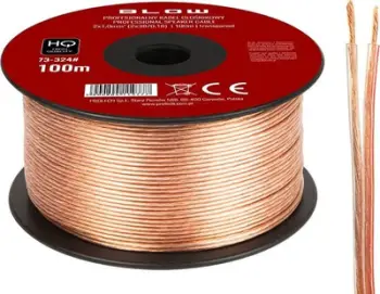 Kabëll folesh Blow 73-324, 2x1.00mm, 100m, transparent