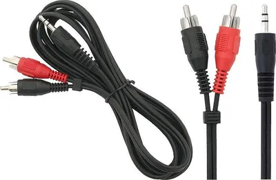 Kabllo audio Blow 02642, Jack 3.5mm në RCA x2, 1.5m, e zezë - 2