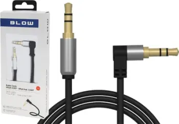 Kabllo audio Blow, Jack 3.5mm në Jack 3.5mm, 1m, e zezë
