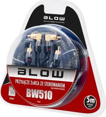 Kabllo AV Blow 4434, 2xRCA 6mm me kabllo kontrolli, 5m, hi-end