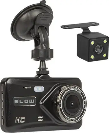 Kamerë veture Blow BLACKBOX DVR F800BLOW, Full HD, me kamerë prapakthimi, e zezë
