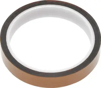 Shirit mbrojtës Kapton, 15mm x 33m, rezistent ndaj nxehtësisë, ngjyrë qelibari