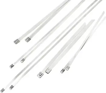 Lidhëse kabllosh metalike Blow 41-505, 7.9x400mm, inoks, argjendi