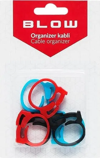 Organizer kabllosh Blow 42-100, unazë kapëse, plastikë fleksibile, shumëngjyrësh - 1
