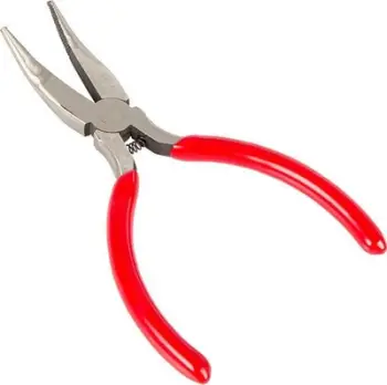 Pinca të gjata të lakuara Blow 5305, 125mm, dorezë plastike, të zeza