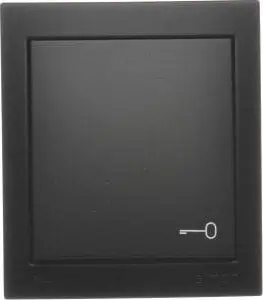 Buton shtypës Kontakt-Simon Aquaclick ACPK1/49, 10AX, IP44, i zi