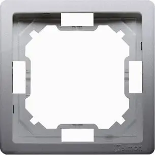 Kornizë për prizë Kontakt Simon Basic inox (BMR1 / 21)