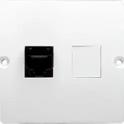 Prizë telefonike Kontakt-Simon Basic RJ12 (BMT1.02/11), e bardhë