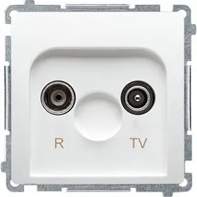 Prizë antene Kontakt-Simon Simon Basic RTV 10dB, e bardhë