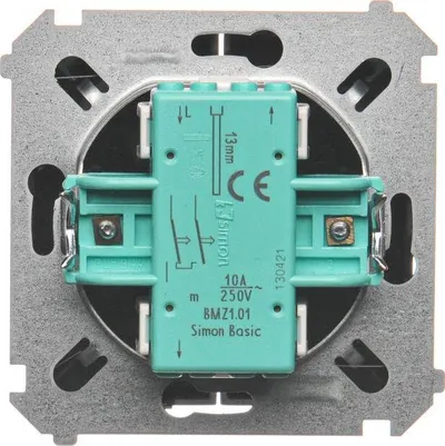 Ndërprerës për roleta Kontakt-Simon Basic (BMZ1.01 / 28), 10A, 250V, i hirt - 3