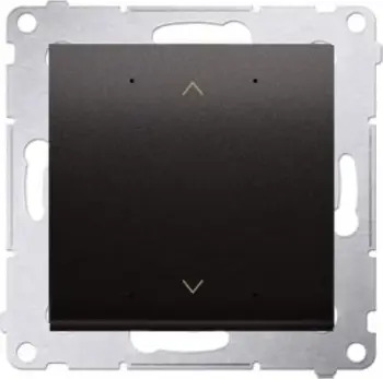 Kontrollues roletash Kontakt Simon DEZ1L.01/48, seri Simon 54, ngjyrë antracit