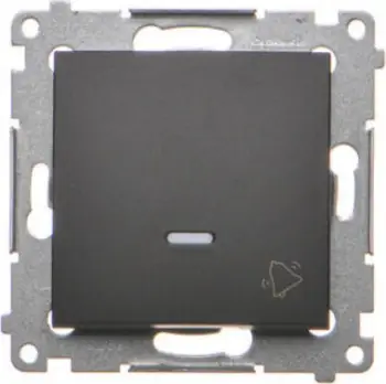 Buton zile Kontakt-Simon Simon 54, LED, 16AX 250V, i zi mat