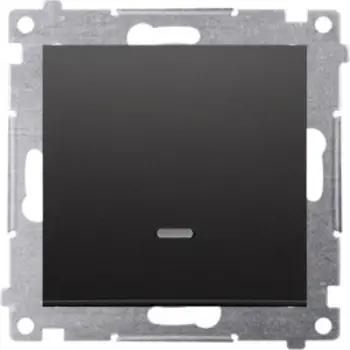 Buton momental KONTAKT-SIMON Simon 54 DP1L.01/49, LED blu, 10AX 250V, i zi mat
