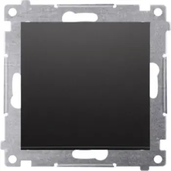 Buton shtypës Kontakt-Simon Simon 54 DPR1.01/49, modul njësh, 10AX 250V, i zi mat