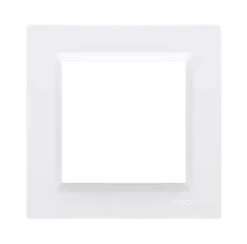 Kornizë njëfishe Contact-Simon Simon 10, 84 x 84 mm, e bardhë (CR1/11)