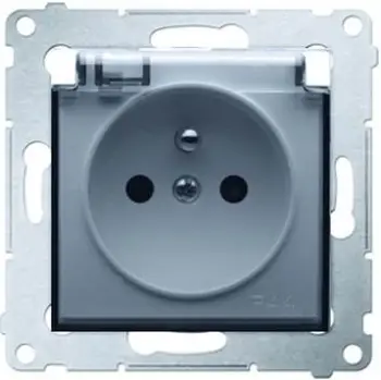 Prizë hermetike Contact-Simon SIMON54 16A IP44, e argjendtë