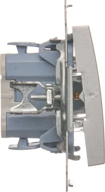 Ndërprerës për zile Kontakt-Simon DD1L.01 / 43, i argjendtë - 2