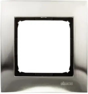Kapak për prizë Kontakt-Simon SIMON54 stainless steel