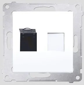 Prizë për kompjuter Kontakt-Simon SIMON54, RJ45, cat.6, e bardhë - 1