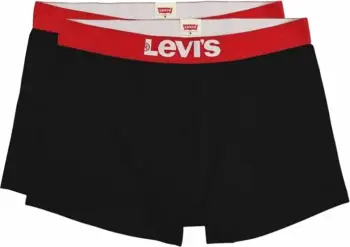 Bokser Levi's 37149-0202, set 2 palë, për meshkuj, të zinj, madhësia S