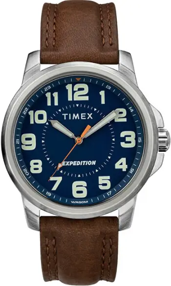 Orë për meshkuj Timex Expedition Field TW4B16000, kafe/kaltër