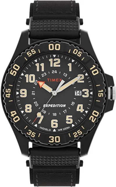 Orë dore për meshkuj Timex Expedition Acadia Rugged TW4B26300, e zezë - 1