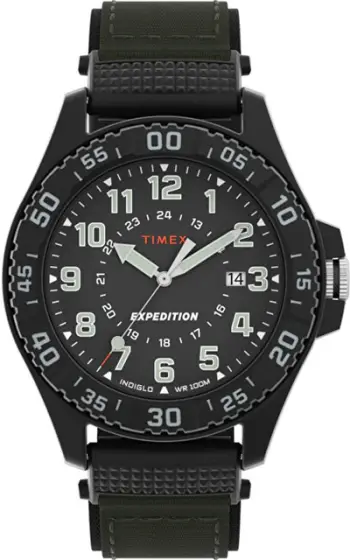 Orë dore për meshkuj Expedition Acadia Rugged TW4B26400, e zezë