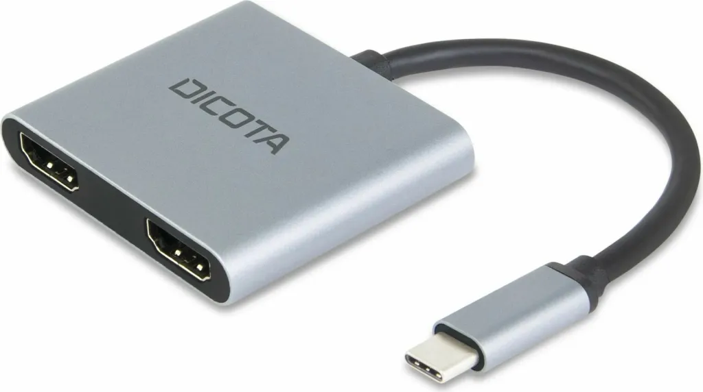 Stacion docking USB-C Dicota, 4-në-1, 4K HDMI, 100W PD, i hirtë - 5