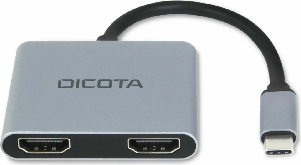 Stacion docking USB-C Dicota, 4-në-1, 4K HDMI, 100W PD, i hirtë - 6