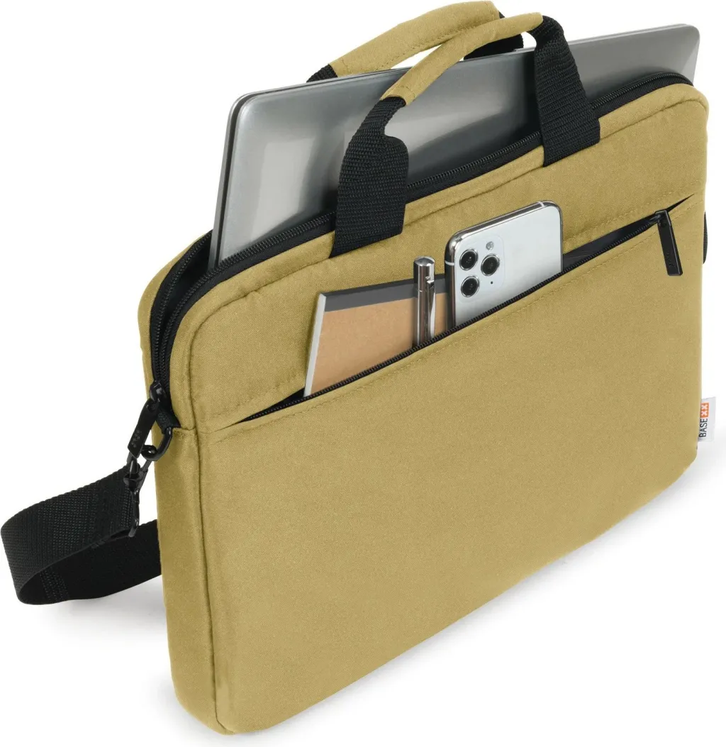 Çantë messenger DICOTA BASE XX D31960, 14.1 inç, kafe/camel - 4