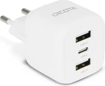 Karikues DICOTA D32069, 32W, USB-C dhe USB-A, i bardhë