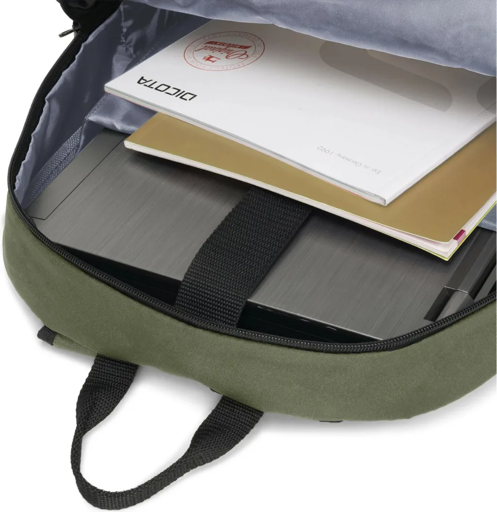 Shpinë DICOTA BASE XX D31965, 15.6", 350g, Gjelbër, Ulliri - 5