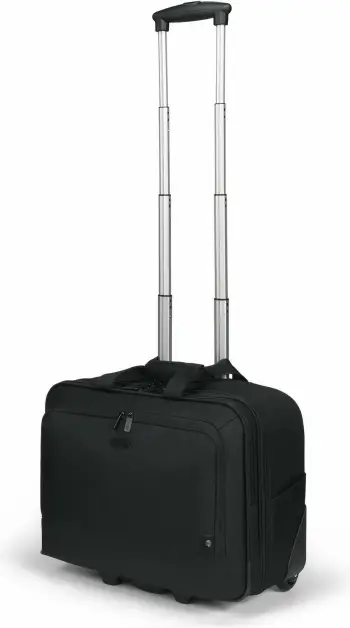 Kasë troli DICOTA D32043-RPET, 17.3 inç, e zezë