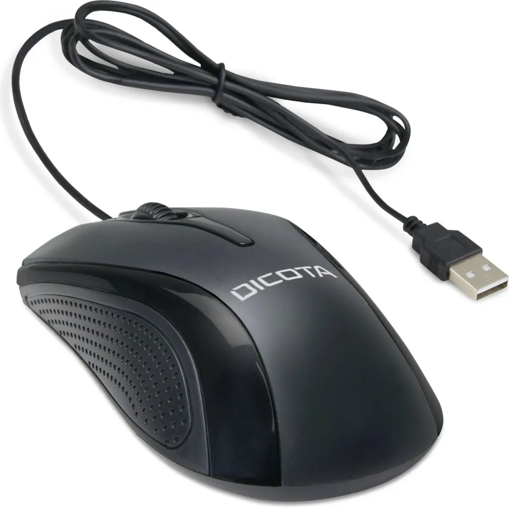 Maus DICOTA Wired Mouse, 1200 DPI, USB, i zi - 5