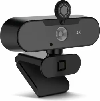 Webcam DICOTA PRO Plus 4K, USB, auto fokus, mikrofon, e zezë