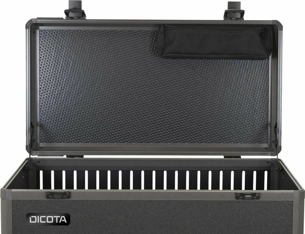 Karrocë karikimi DICOTA Charging Trolley 20 Tableta/Ultrabook CH version, e zezë - 4