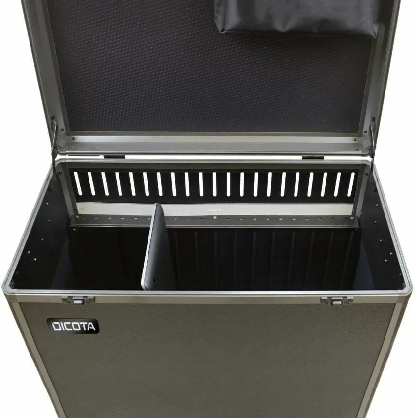 Karrocë karikimi DICOTA Charging Trolley 20 Tableta/Ultrabook CH version, e zezë - 5