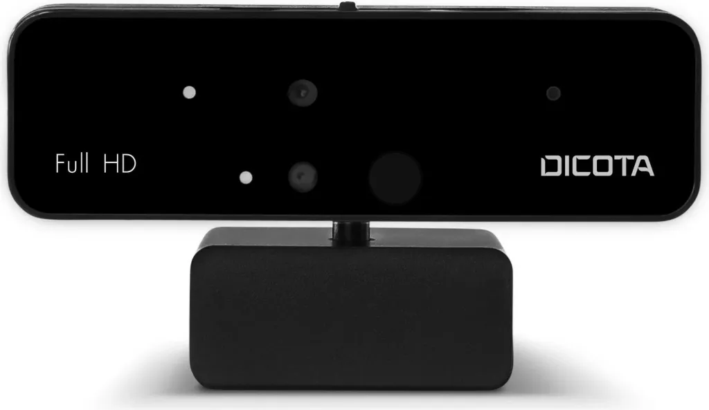 Webcam DICOTA PRO Face Recognition Full HD, 1.5m, e zezë - 1