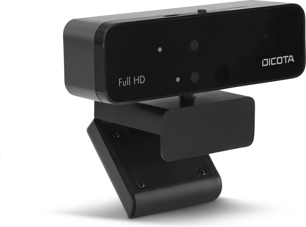 Webcam DICOTA PRO Face Recognition Full HD, 1.5m, e zezë - 3
