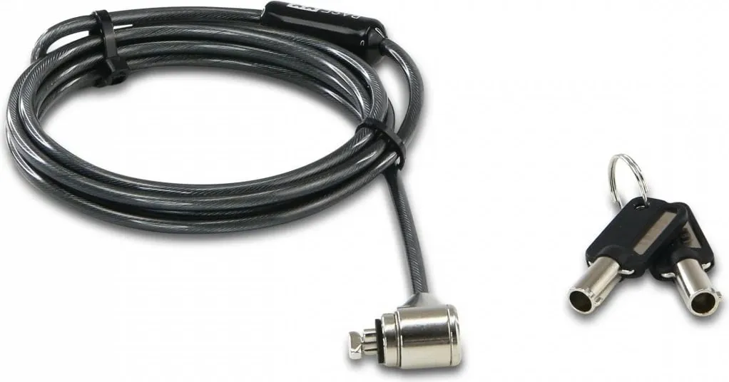 Kabllo sigurie për laptop Dicota BASE XX T-Lock, me çelësa - 1
