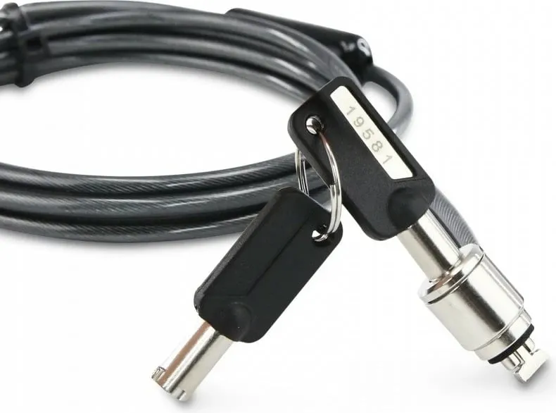 Kabllo sigurie për laptop Dicota BASE XX T-Lock, me çelësa - 4