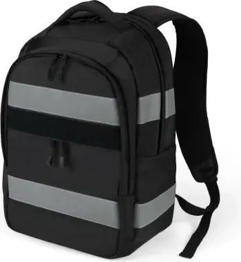 Çantë shpine Dicota BACKPACK REFLECTIVE 25, për laptop, e zezë