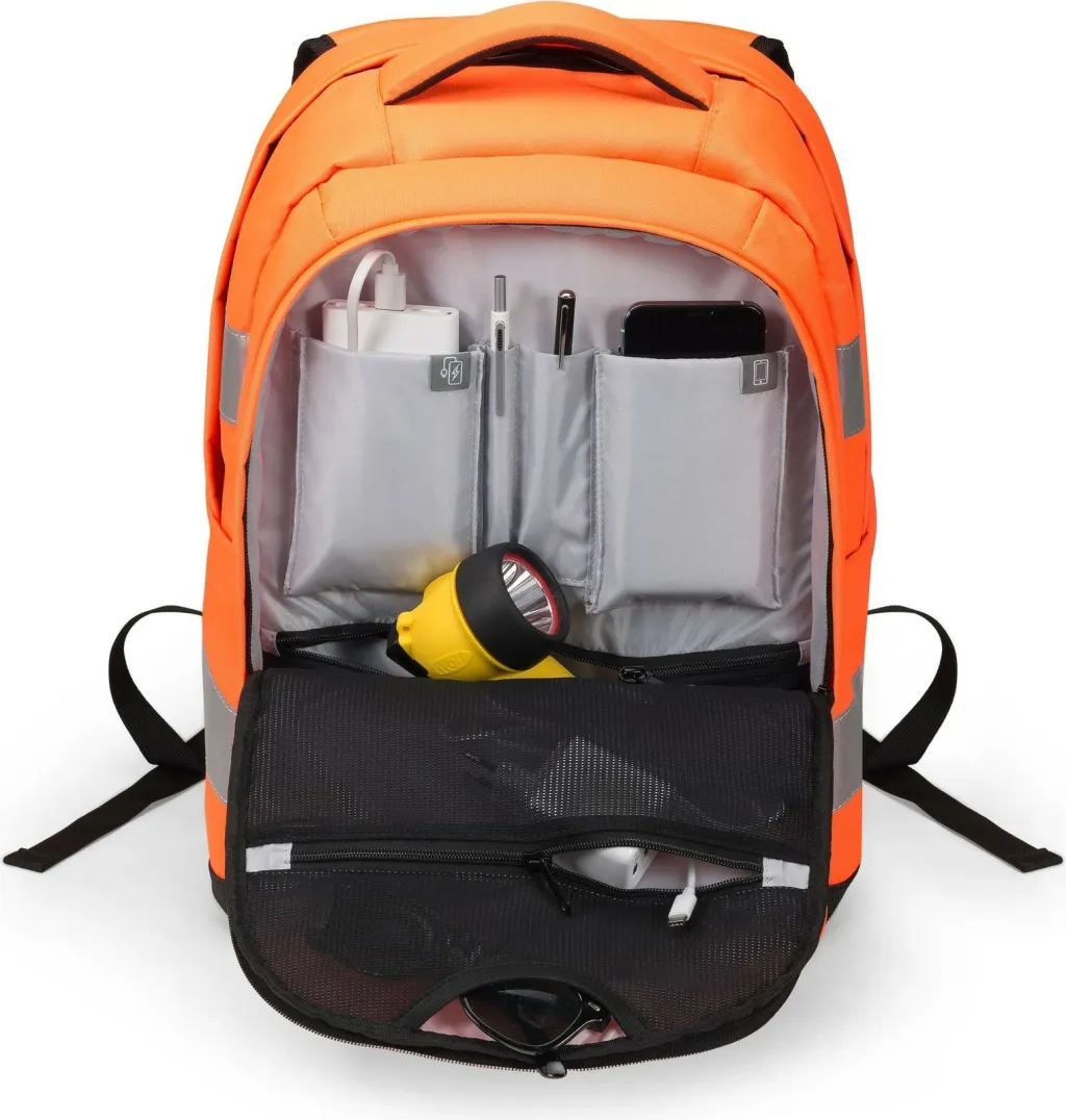 Çantë shpine Dicota HI-VIS 25L portokalli - 10