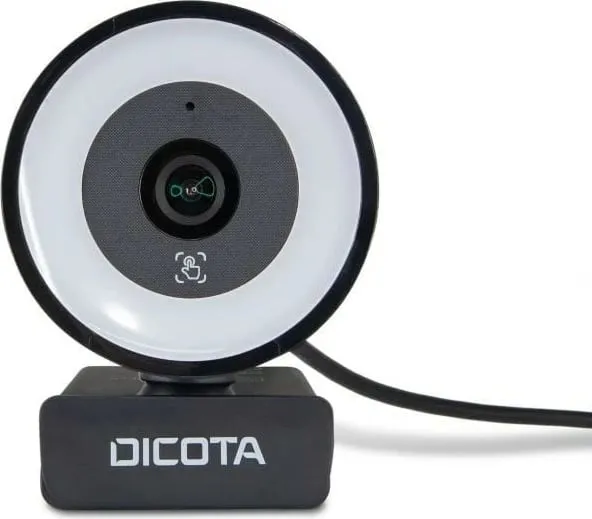 Webcam DICOTA Ringlight 5MP e zezë - 1
