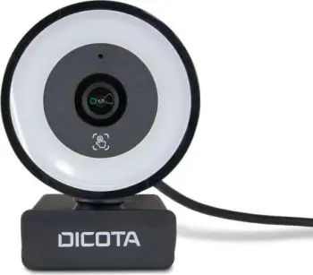 Webcam DICOTA Ringlight 5MP e zezë
