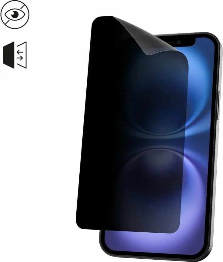 Filtër privatësie për ekran Dicota 4 Way Adhesive, për iPhone 16, i zi - 2