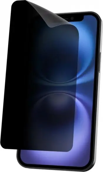 Folie mbrojtëse telefoni Dicota Privacy Filter 4-way, për Apple iPhone 16 Plus, kundër shikimit anësor, rezistente ndaj gërvishtjeve, e zezë