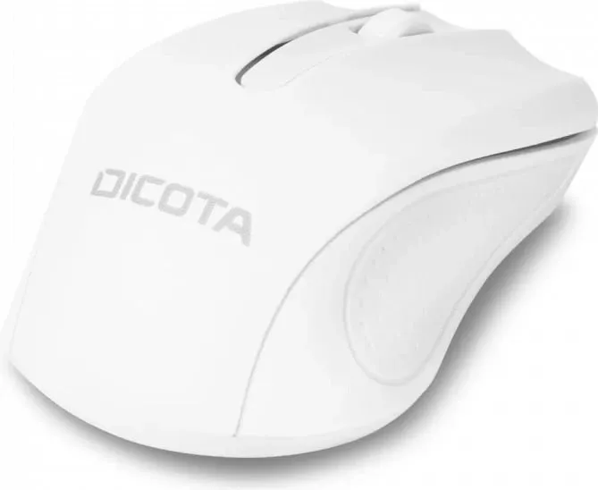 Mi Maus pa tela Dicota Comfort, ergonomik, i bardhë - 2